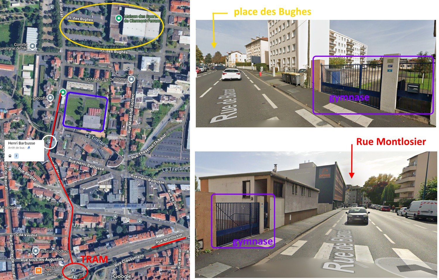 Localisation 32bis rue de Blanzat, Clermont-Ferrand Localisation 32bis rue de Blanzat, Clermont-Ferrand